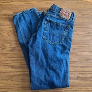 Levi 505 Dark Wash Jeans